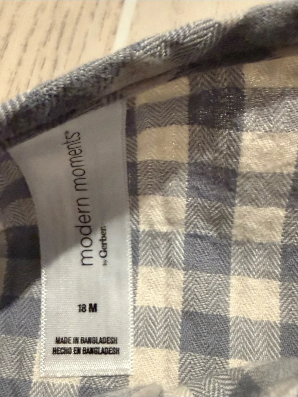 Modern Moments Gerber Baby Boy 18M Plaid Romper Bundle NWT‎